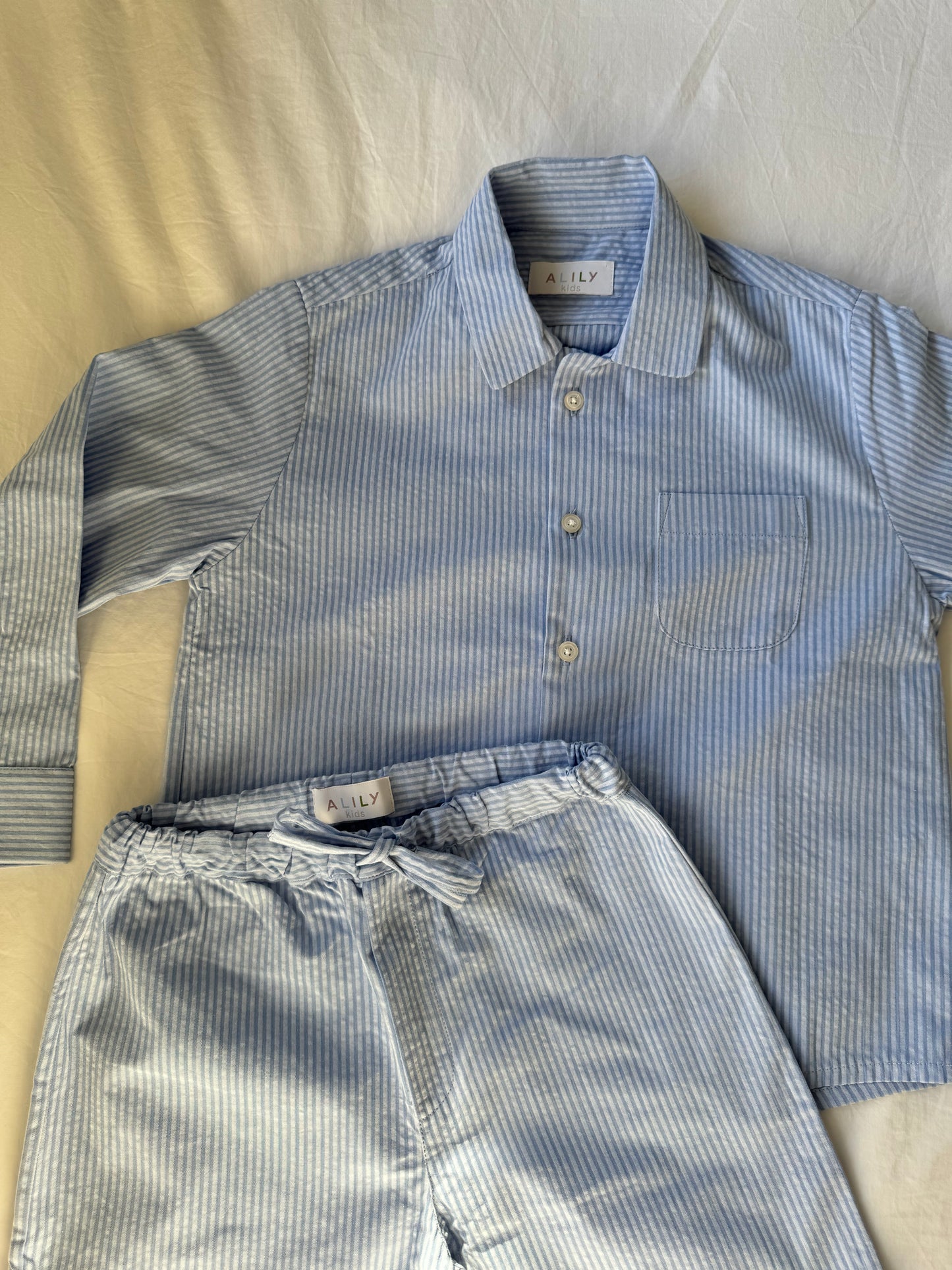 Robin - Blue Seersucker